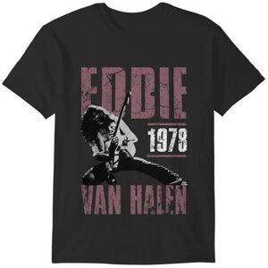 Eddie Van Halen 1978 Guitar Legend Rock Music Fan Tribute Concert Graphic 81